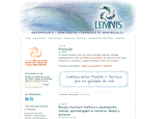 Tablet Screenshot of lemnisfarmacia.com.br